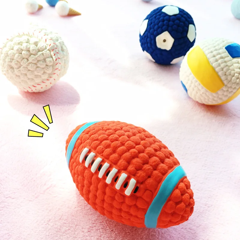 Indestructible Dog Toys For Large And Small Dogs Game Ball For Dog Latex Rubber For Training Interactive Squeaky Soft Puppy Toy
Indestructible Dog Toys For Large And Small Dogs Game Ball For Dog Latex Rubber For Training Interactive Squeaky Soft Puppy Toy