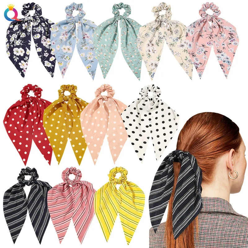 Vintage Elastic Hair Band Floral Ponytail Holder Scrunchies Retro Striped Hair Rope Long Dot Hair Ties Female Gift Headwear
Vintage Elastic Hair Band Floral Ponytail Holder Scrunchies Retro Striped Hair Rope Long Dot Hair Ties Female Gift Headwear