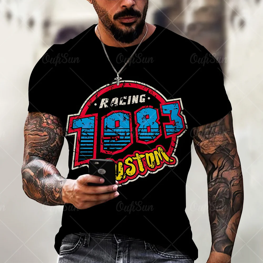 Letter 3D printing T-shirt men O-neck breathable short-sleeved fashion casual street sweatshirt top summer
Letter 3D printing T-shirt men O-neck breathable short-sleeved fashion casual street sweatshirt top summer