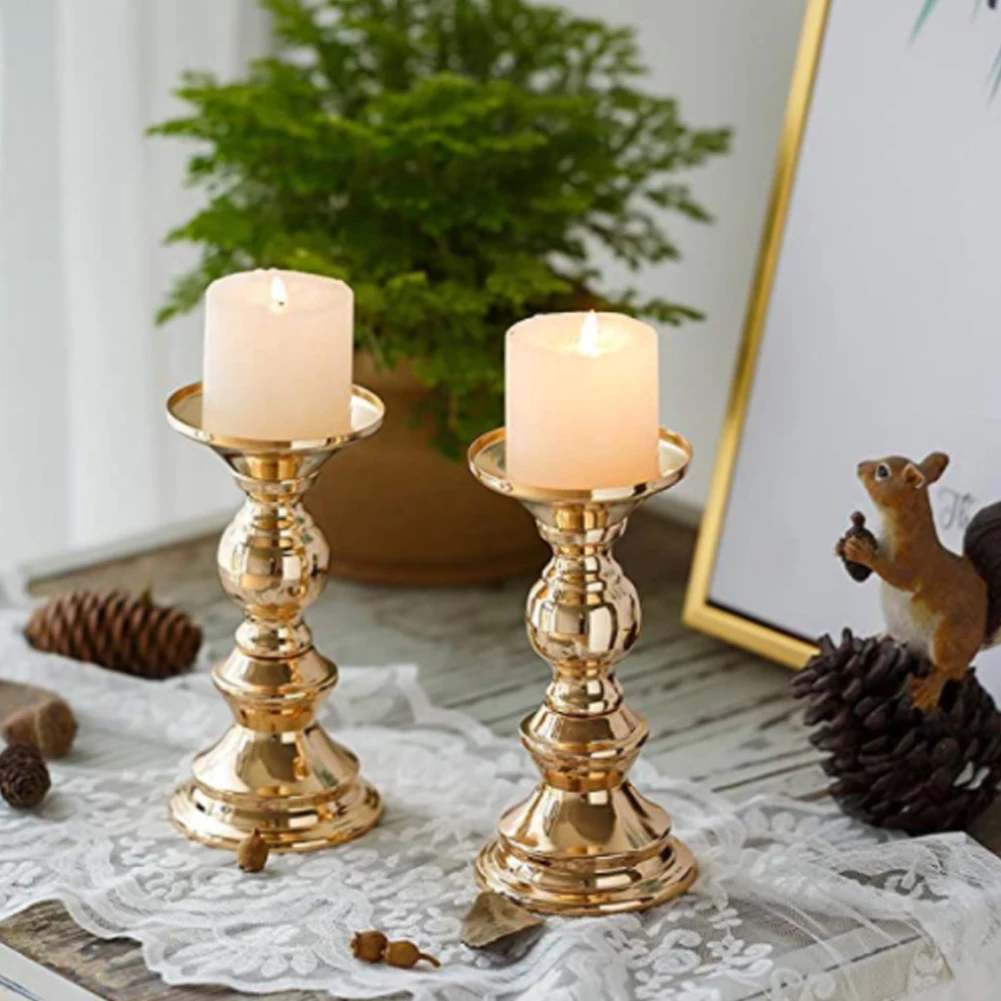 1Pair Pillar Candle Holder 15cm Candlestick Holder Chrome Plated Metal Wedding Decoration Romantic Taper Candle Holder Stand
1Pair Pillar Candle Holder 15cm Candlestick Holder Chrome Plated Metal Wedding Decoration Romantic Taper Candle Holder Stand