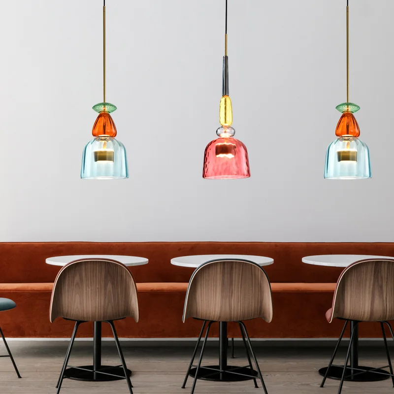 Modern Decor LED Glass Pendant Lights Nordic Living Room Lighting Designer Pendant Lamp Kitchen Hanging Lamp Retro Light Fixture
Modern Decor LED Glass Pendant Lights Nordic Living Room Lighting Designer Pendant Lamp Kitchen Hanging Lamp Retro Light Fixture