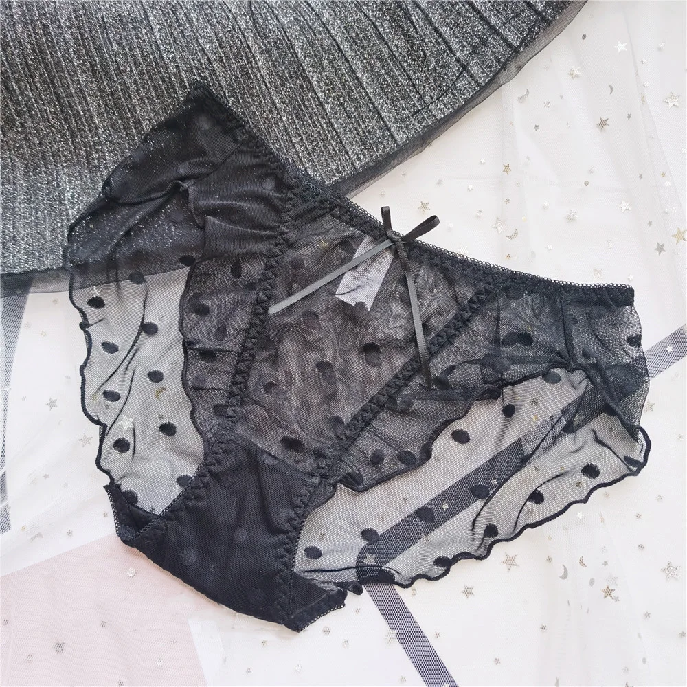 New Traceless Breathable Women Underpants Dots Thin Comfortable Panties Fashion Lace Bow Woman Sexy Panties
New Traceless Breathable Women Underpants Dots Thin Comfortable Panties Fashion Lace Bow Woman Sexy Panties