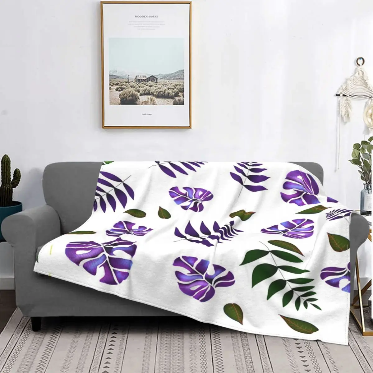 Manta morada de hoja Monstera, colcha botánica a cuadros para cama, sofá, Picnic, manta a cuadros con capucha
Manta morada de hoja Monstera, colcha botánica a cuadros para cama, sofá, Picnic, manta a cuadros con capucha