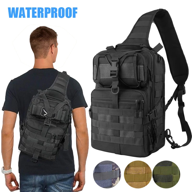 DC.meilun 20L Military Sling Waterproof Backpack Tactical Assault Pack Army Rucksack Shoulder Bag for Outdoor Chest Bag
DC.meilun 20L Military Sling Waterproof Backpack Tactical Assault Pack Army Rucksack Shoulder Bag for Outdoor Chest Bag