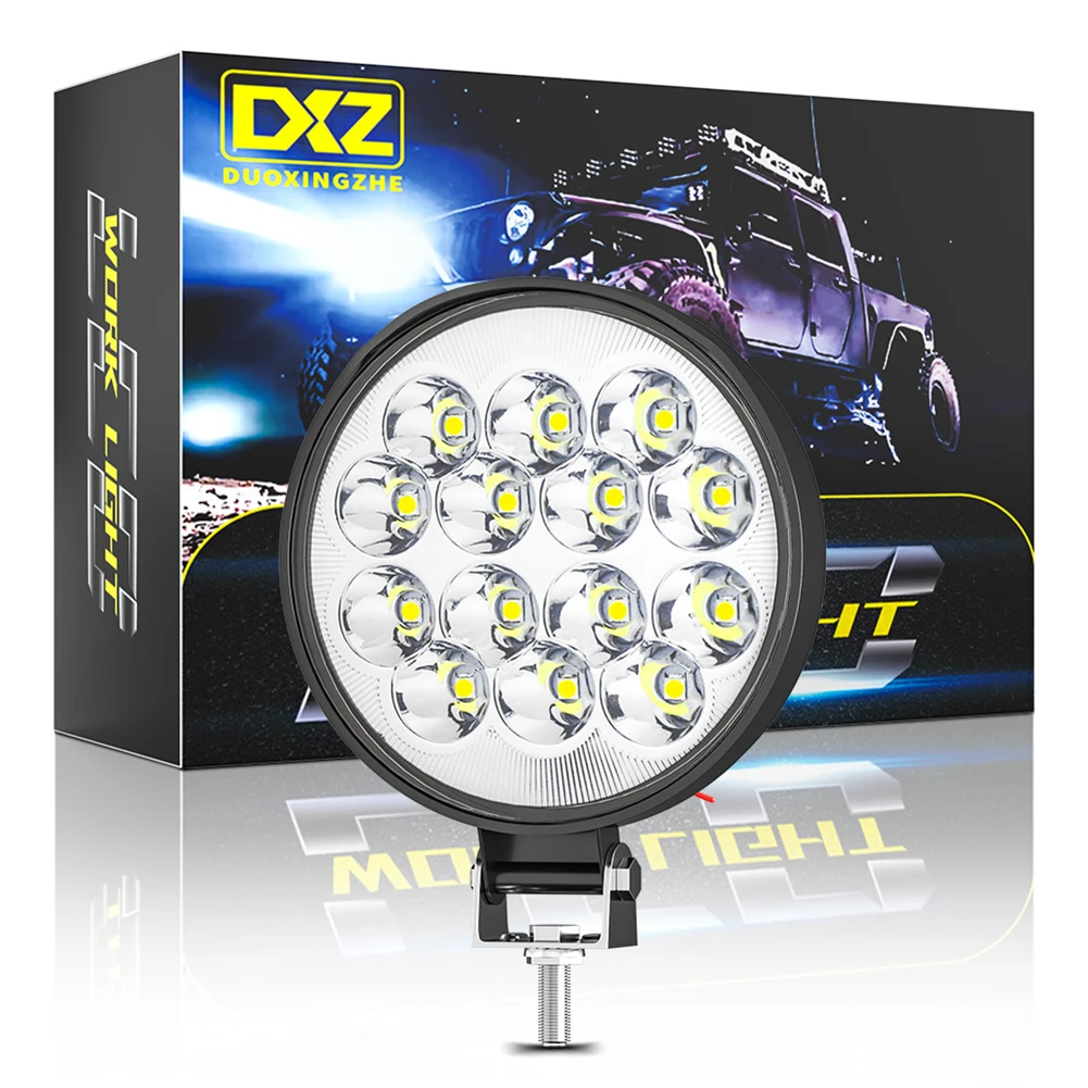 42W LED Work Light Round LED Light Super Bright Daylight White Light For Car, Motorcycle, Trucks Car
42W LED Work Light Round LED Light Super Bright Daylight White Light For Car, Motorcycle, Trucks Car