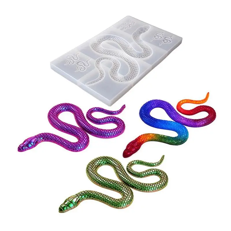 DIY Snake Crystal Mold Epoxy Resin Silicone Crafts Decor Mirror Snake Decoration Dish Silicone Mold 
DIY Snake Crystal Mold Epoxy Resin Silicone Crafts Decor Mirror Snake Decoration Dish Silicone Mold