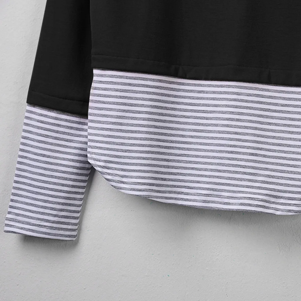 SAGACE Fashion Striped Sequins Blouse Patchwork Casual Winter Ladies Loose Bottom Tops Female Women Long Sleeve Shirt Blusas top
SAGACE Fashion Striped Sequins Blouse Patchwork Casual Winter Ladies Loose Bottom Tops Female Women Long Sleeve Shirt Blusas top