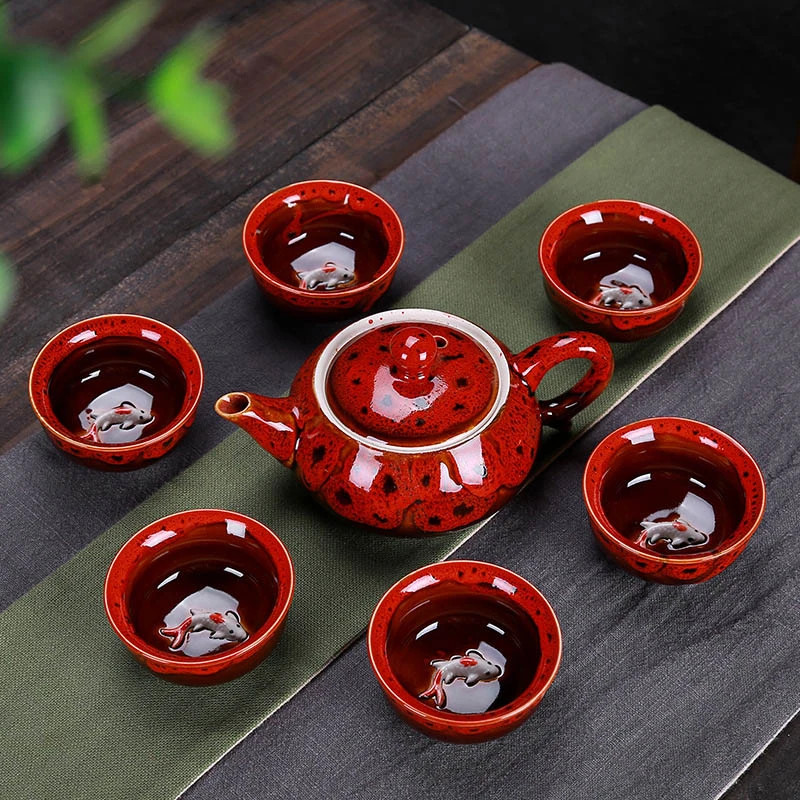 7pcs Tea Sets Exquisite celadon tea set Include 6 cups 1 tea pot,Jingdezhen Brand Exquisite Set Kung Fu Tea Cup Unique gift
7pcs Tea Sets Exquisite celadon tea set Include 6 cups 1 tea pot,Jingdezhen Brand Exquisite Set Kung Fu Tea Cup Unique gift