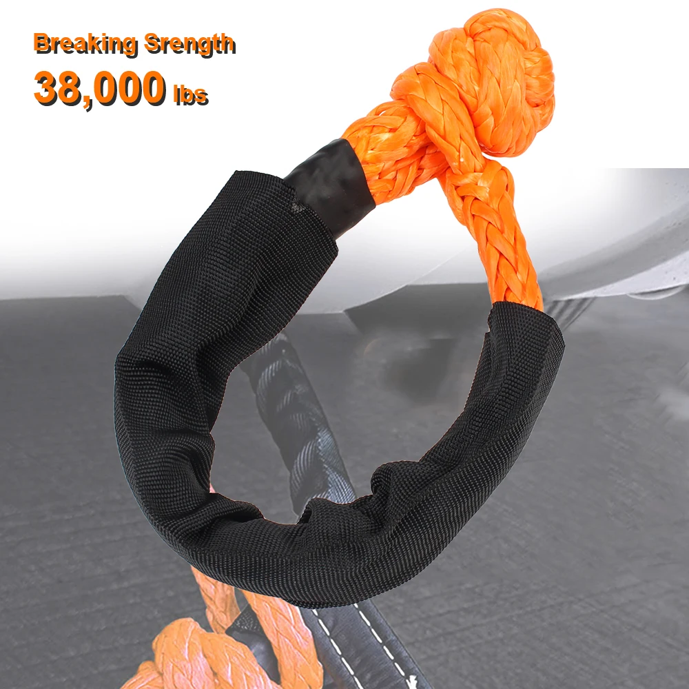 38000Lbs Motorcycle Trailer Couplings Towing Rope Hook Fiber Shackle Auto Fasteners Car Accessories for Boat Off Road 4x4 Truck
38000Lbs Motorcycle Trailer Couplings Towing Rope Hook Fiber Shackle Auto Fasteners Car Accessories for Boat Off Road 4x4 Truck