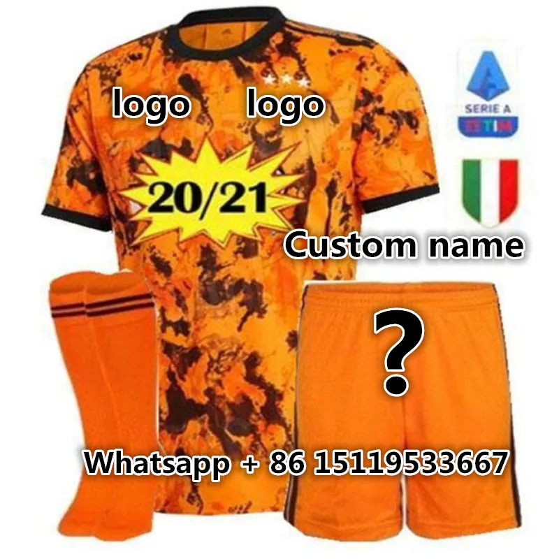 

NEW Third Home away child shirt Quality Ronaldo DE LIGT DYBALA KULUSEVSKI PIRLO CUADRADO ACUADRADO new 20 21 kids kit adults kit