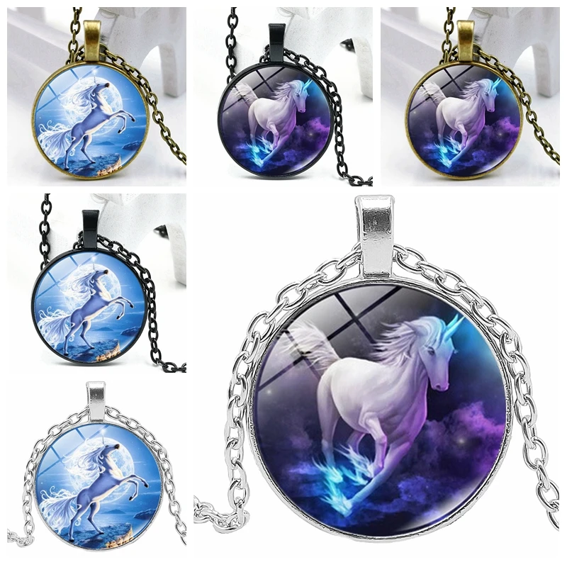 Initial Necklace Fashion Horse Pendant DIY Cabochon Unicorn Badge Statement Necklace Vintage Jewelry Charm Handmade Necklace
Initial Necklace Fashion Horse Pendant DIY Cabochon Unicorn Badge Statement Necklace Vintage Jewelry Charm Handmade Necklace