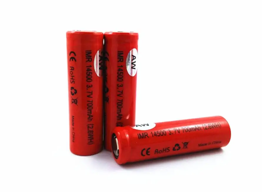 AW IMR 14500 new power battery 3.7V700MAH 10A IMR14500 | Электроника