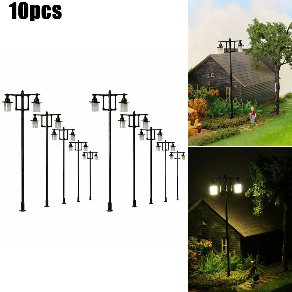10 шт./компл., модель 1:87, лампстолб, уличный фонарь HO OO, пропорциональный светодиодный фонарь, 8,7 см, абсолютно новый
10 шт./компл., модель 1:87, лампстолб, уличный фонарь HO OO, пропорциональный светодиодный фонарь, 8,7 см, абсолютно новый