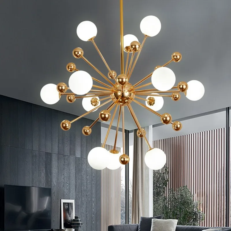 Globe chandelier Lighting Kitchen Restaurant golden chandelier plexiglass acrylic molecule sputnik lamp italian chandelier
Globe chandelier Lighting Kitchen Restaurant golden chandelier plexiglass acrylic molecule sputnik lamp italian chandelier