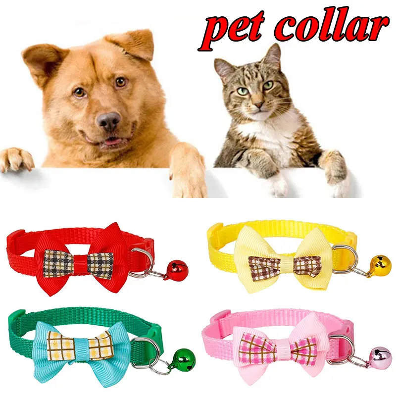Cute Pet Collar Multicolor Buckle Adjustable Dog Cat Collar Bow Bell Collar Accessories For Dogs And Cats Chihuahuas
Cute Pet Collar Multicolor Buckle Adjustable Dog Cat Collar Bow Bell Collar Accessories For Dogs And Cats Chihuahuas