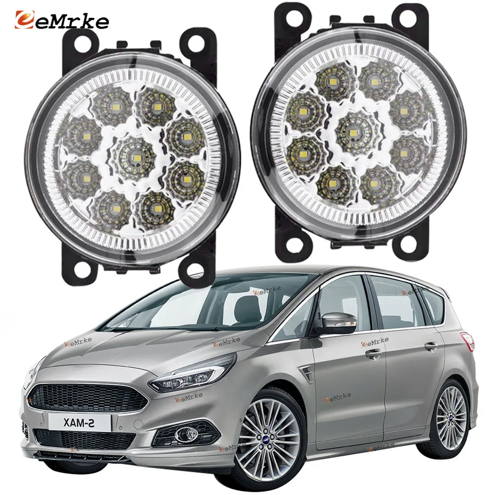 EEMRKE 2x автостайлинг для Ford S-Max CJ 2015 2016 2017 9 штук светодиодные противотуманные фары H11 12 в передний бампер противотуманная фара
EEMRKE 2x автостайлинг для Ford S-Max CJ 2015 2016 2017 9 штук светодиодные противотуманные фары H11 12 в передний бампер противотуманная фара