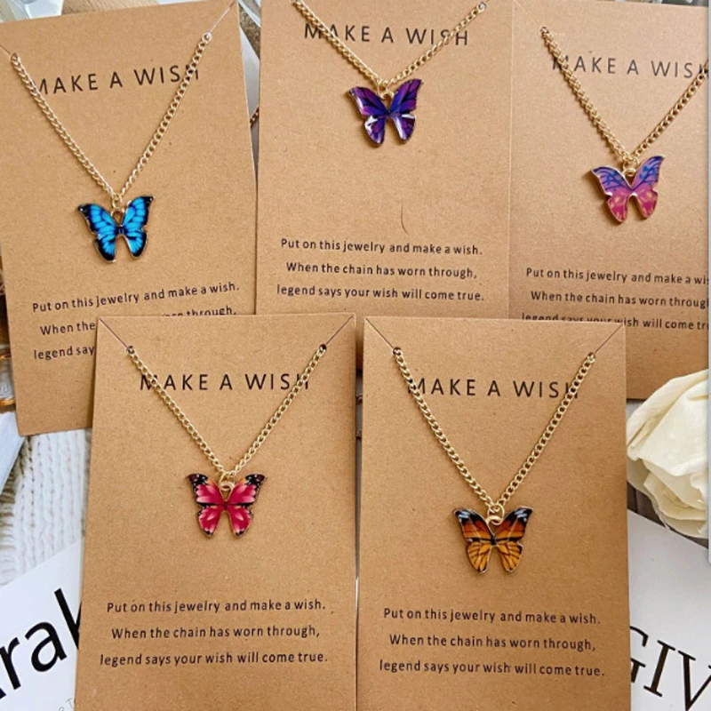 Bohemian Romantic Gold Butterfly Pendant Necklace Pendant Set Collarbone Chain Necklace Ornaments Travel Souvenir Women's Gift
Bohemian Romantic Gold Butterfly Pendant Necklace Pendant Set Collarbone Chain Necklace Ornaments Travel Souvenir Women's Gift