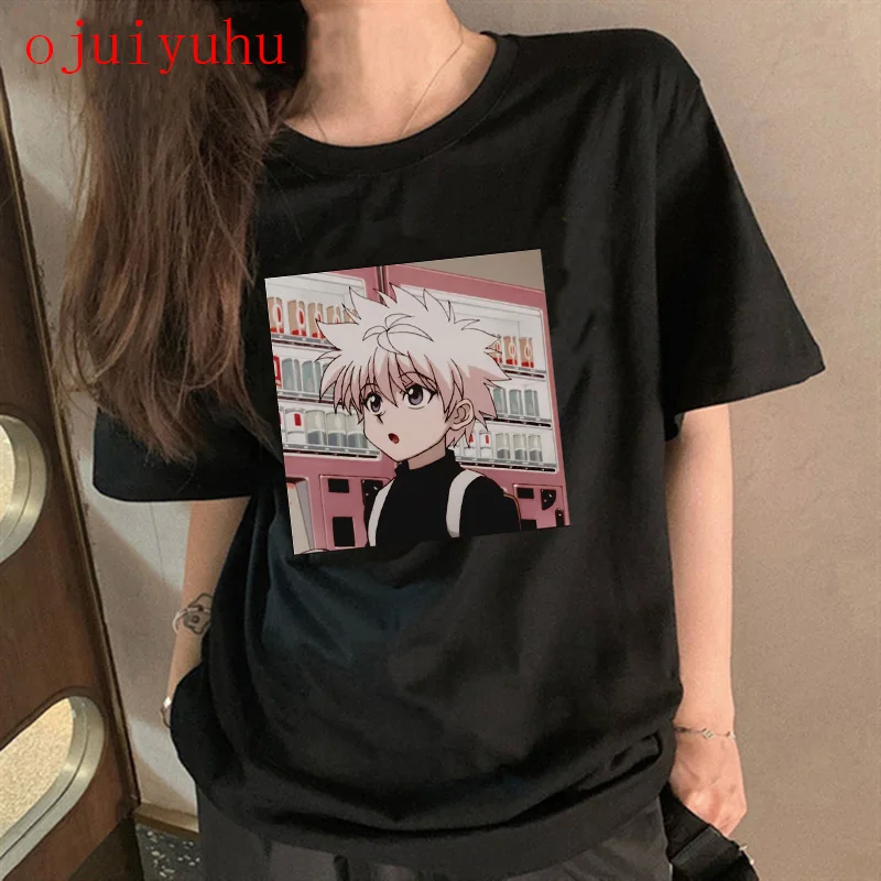 Футболка Hunter X Hunter мужская с рисунком, милый мультяшный рисунок Killua Hisoka, топ в японском стиле аниме Харадзюку, унисекс
Футболка Hunter X Hunter мужская с рисунком, милый мультяшный рисунок Killua Hisoka, топ в японском стиле аниме Харадзюку, унисекс