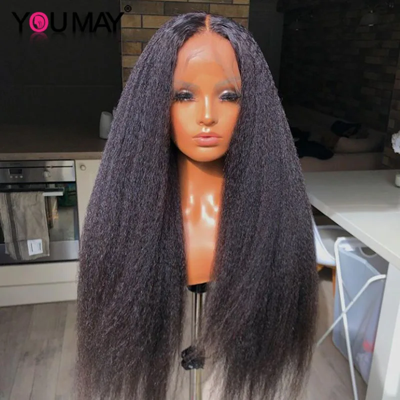 Kinky Straight 13x4 Lace Front Wigs Pre Plucked Baby Hair 250% Lace Front Human Hair Wigs For Women Natural Hair You May Remy
Kinky Straight 13x4 Lace Front Wigs Pre Plucked Baby Hair 250% Lace Front Human Hair Wigs For Women Natural Hair You May Remy
