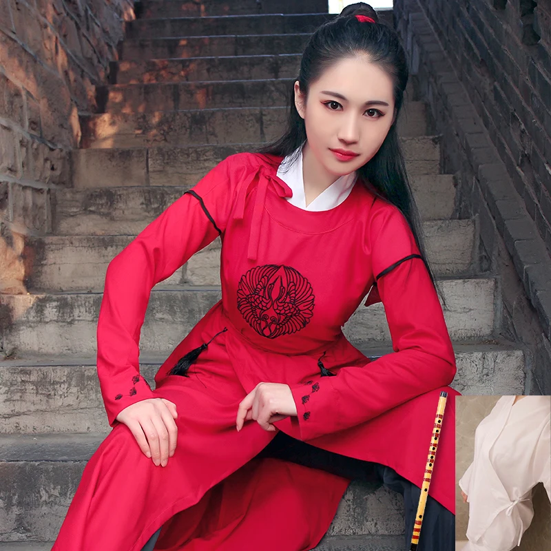 Ancient Chinese Costume Tang Dynasty Ethnic Long Sleeve Hanfu Folk Dance Robe Chinese Traditional Stage Performance Outfit
Ancient Chinese Costume Tang Dynasty Ethnic Long Sleeve Hanfu Folk Dance Robe Chinese Traditional Stage Performance Outfit
