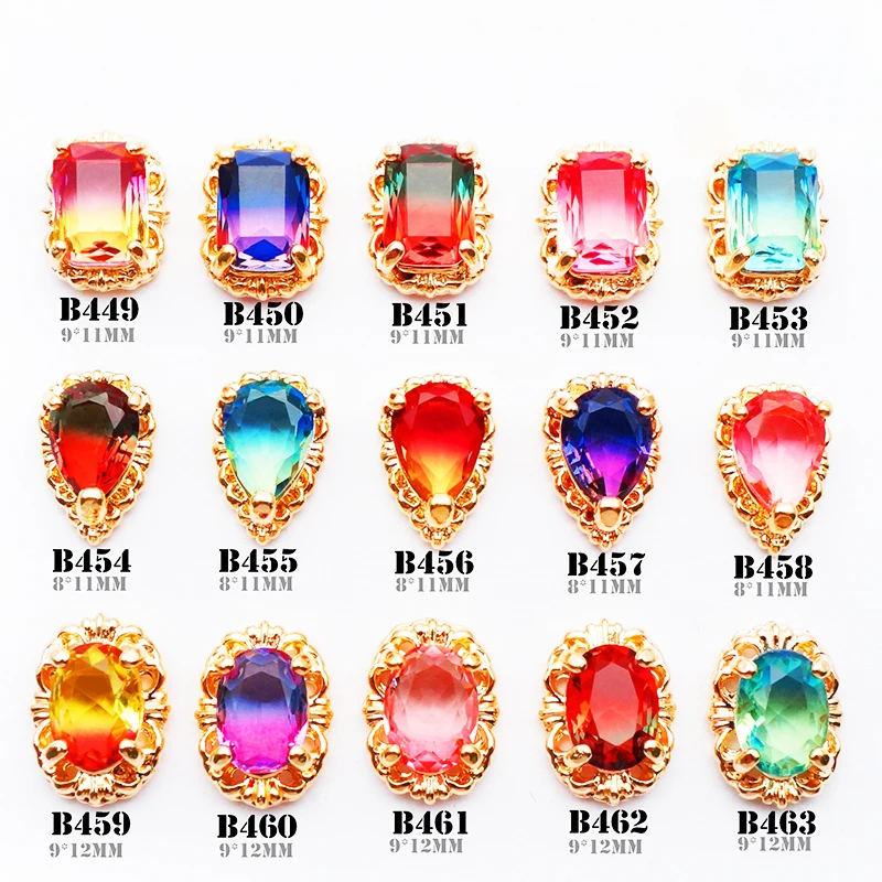 New Arrival 50pcs kokardki na paznokcie Metal Nail Jewelry Water Drop nail Krysztal Nails Mix Nails Decoration
New Arrival 50pcs kokardki na paznokcie Metal Nail Jewelry Water Drop nail Krysztal Nails Mix Nails Decoration