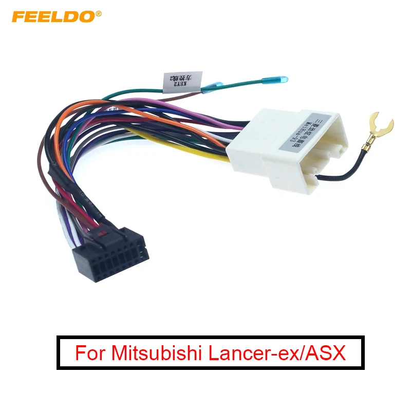 Автомобильное радио FEELDO, 16-контактный адаптер, жгут проводов для Mitsubishi Lancer-ex ASX Power Calbe, головной убор, жгут проводов
Автомобильное радио FEELDO, 16-контактный адаптер, жгут проводов для Mitsubishi Lancer-ex ASX Power Calbe, головной убор, жгут проводов