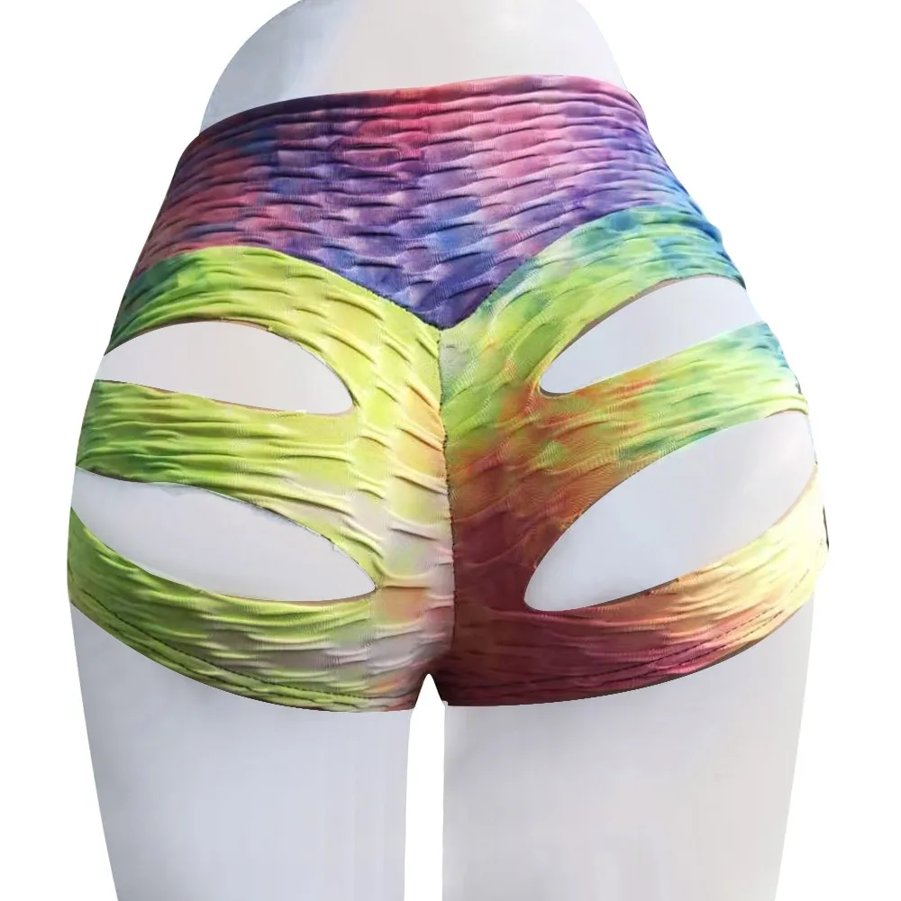 Women Hollow Ruched Bubble Yoga Shorts Fashion Print Push Up High Waist Hot Pants European American Sexy Ripped Hip Mini Shorts
Women Hollow Ruched Bubble Yoga Shorts Fashion Print Push Up High Waist Hot Pants European American Sexy Ripped Hip Mini Shorts