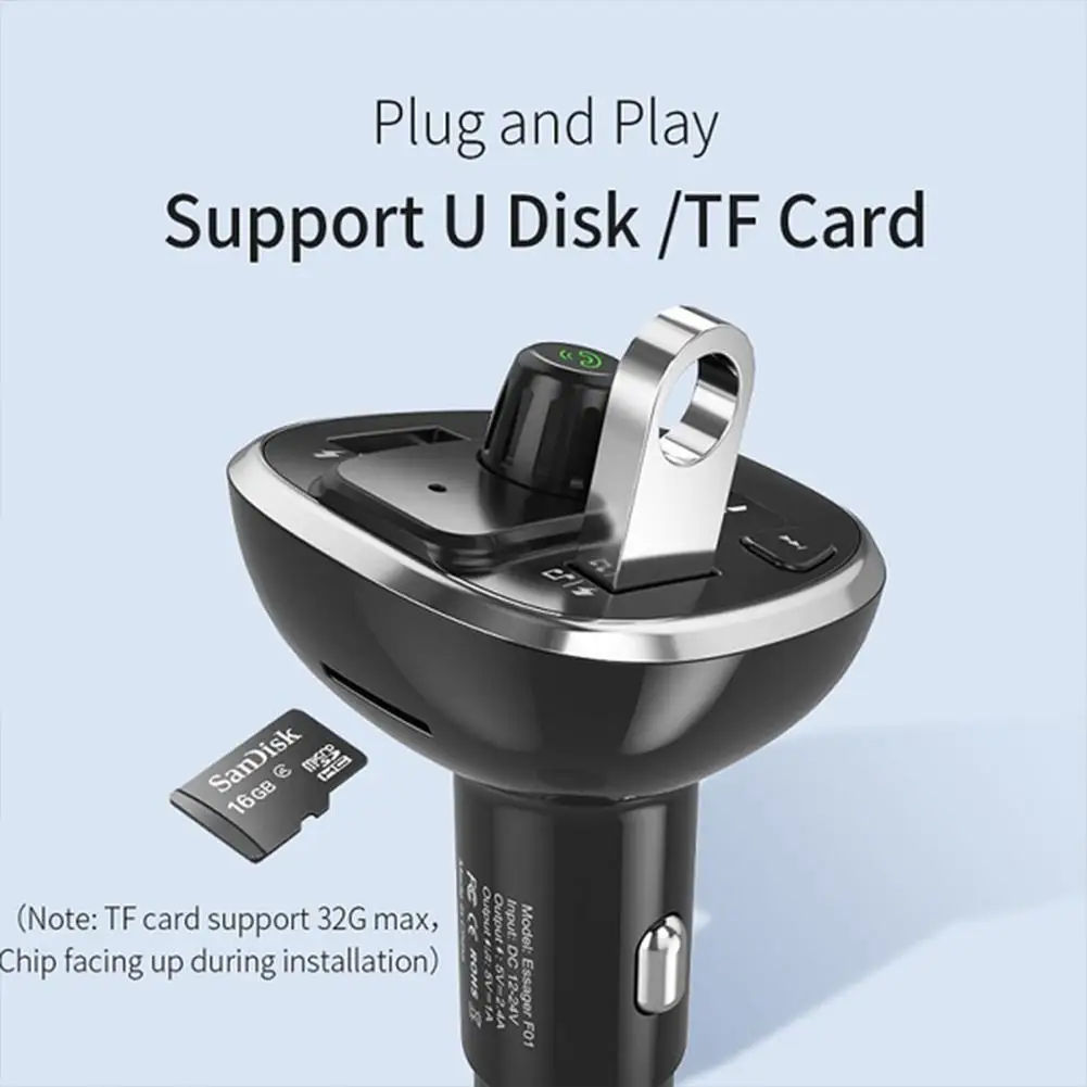 USB Car Charger For iPhone FM Transmitter Bluetooth Car Kit Fast Player Charging Media Player MP3 Phone Wireless Charger S3O0
USB Car Charger For iPhone FM Transmitter Bluetooth Car Kit Fast Player Charging Media Player MP3 Phone Wireless Charger S3O0