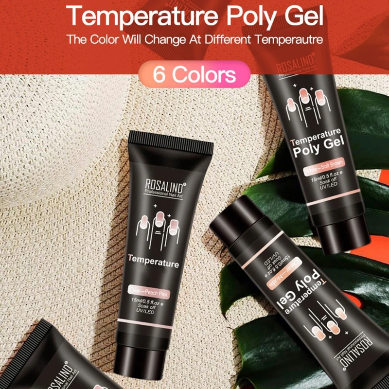 15ml Temperature Color Change Crystal Extension Gel UV LED Lamp Cured Nail Gel
15ml Temperature Color Change Crystal Extension Gel UV LED Lamp Cured Nail Gel