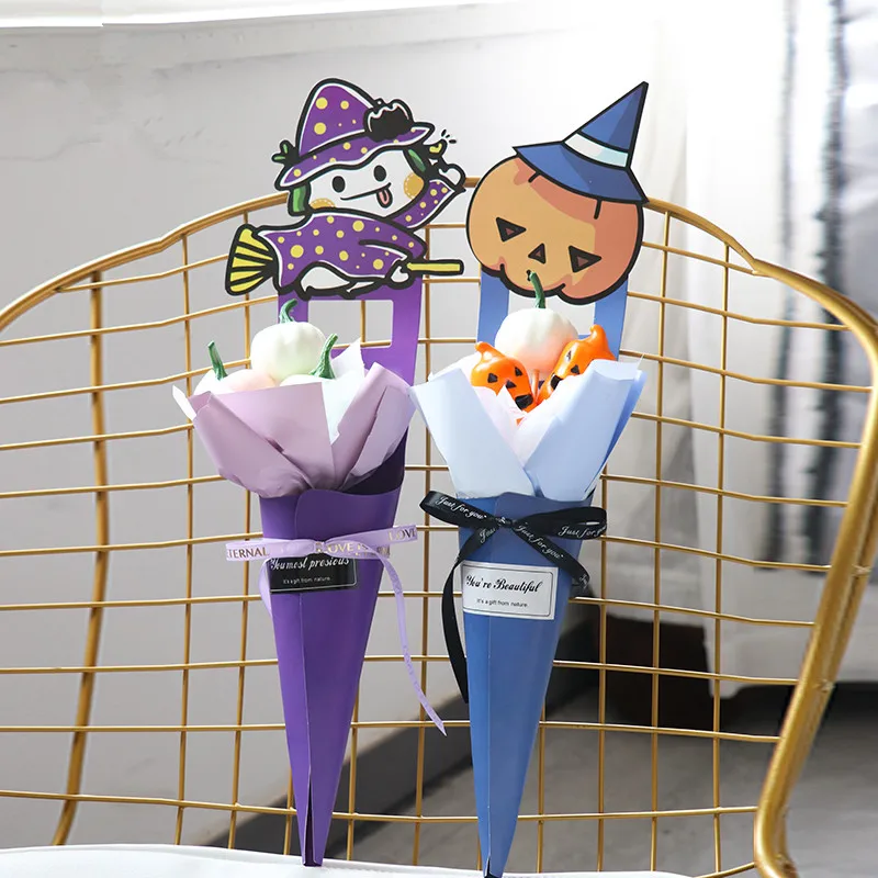 10 pcs New Halloween Decorations Hand Gift Packaging Carry Bag Flower Arrangement Paper Bags
10 pcs New Halloween Decorations Hand Gift Packaging Carry Bag Flower Arrangement Paper Bags