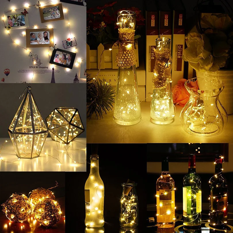10pcs Battery included Wine Bottle Cork Fairy Lights Christmas Decoration LED String Light For Room Home Party Holiday Decor
10pcs Battery included Wine Bottle Cork Fairy Lights Christmas Decoration LED String Light For Room Home Party Holiday Decor