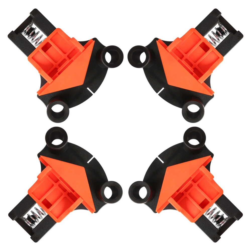 4pcs Multi-functional Woodworking 90 Degree Right Angle Clips Adjustable Picture Frame Corner Fixed Clamps Holder For Welding
4pcs Multi-functional Woodworking 90 Degree Right Angle Clips Adjustable Picture Frame Corner Fixed Clamps Holder For Welding