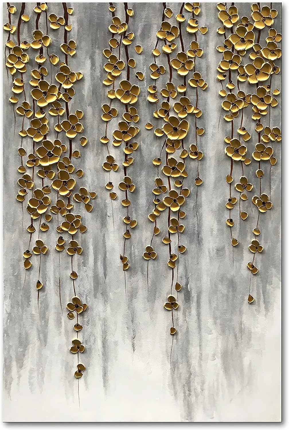 Fashion Modern Home Deocration Wall Art Painting White Flower Gold Flower Hand painted Oil Painting on Cavnas no framed
Fashion Modern Home Deocration Wall Art Painting White Flower Gold Flower Hand painted Oil Painting on Cavnas no framed