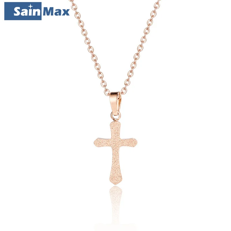 Sainmax New Fashion Cross Necklace Stainless Steel Necklace Hot sale Young Jewelry Good to be Gifts
Sainmax New Fashion Cross Necklace Stainless Steel Necklace Hot sale Young Jewelry Good to be Gifts