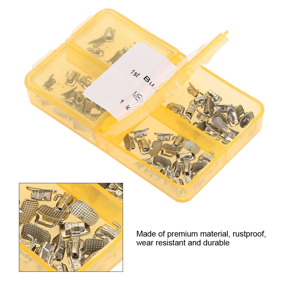 20Set/Bag Dental Orthodontic Tube Stainless Steel 1st Molar Roth Single Buccal Tube Smooth Surface Does Not Damage Oral Mucosa
20Set/Bag Dental Orthodontic Tube Stainless Steel 1st Molar Roth Single Buccal Tube Smooth Surface Does Not Damage Oral Mucosa