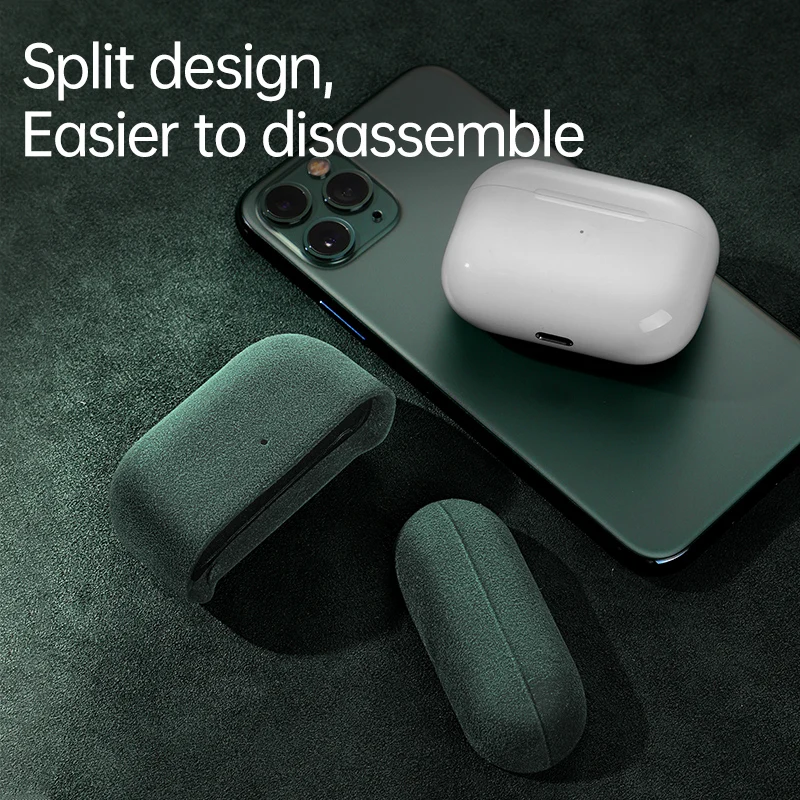 SanCore For Apple Airpods pro case ALCANTARA for AirPods 1/2/3 case Wireless bluetooth headset Mini Shockproof Cover Turn fur
SanCore For Apple Airpods pro case ALCANTARA for AirPods 1/2/3 case Wireless bluetooth headset Mini Shockproof Cover Turn fur