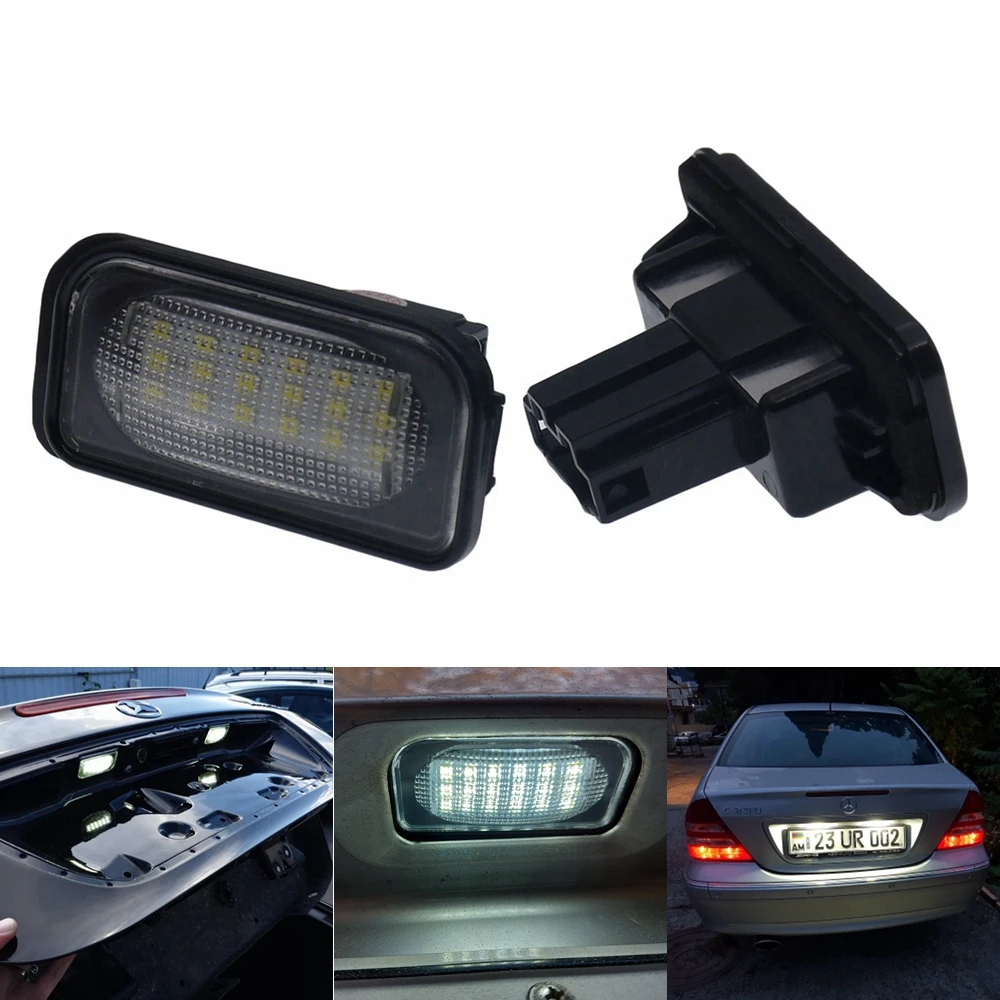 Eonstime 18LED License Plate Lamp for Benz W203 (4D) Sedan W203: C-level 4-door sedan 2000-2007 C240 C230 C55AMG C320 C350 C280
Eonstime 18LED License Plate Lamp for Benz W203 (4D) Sedan W203: C-level 4-door sedan 2000-2007 C240 C230 C55AMG C320 C350 C280