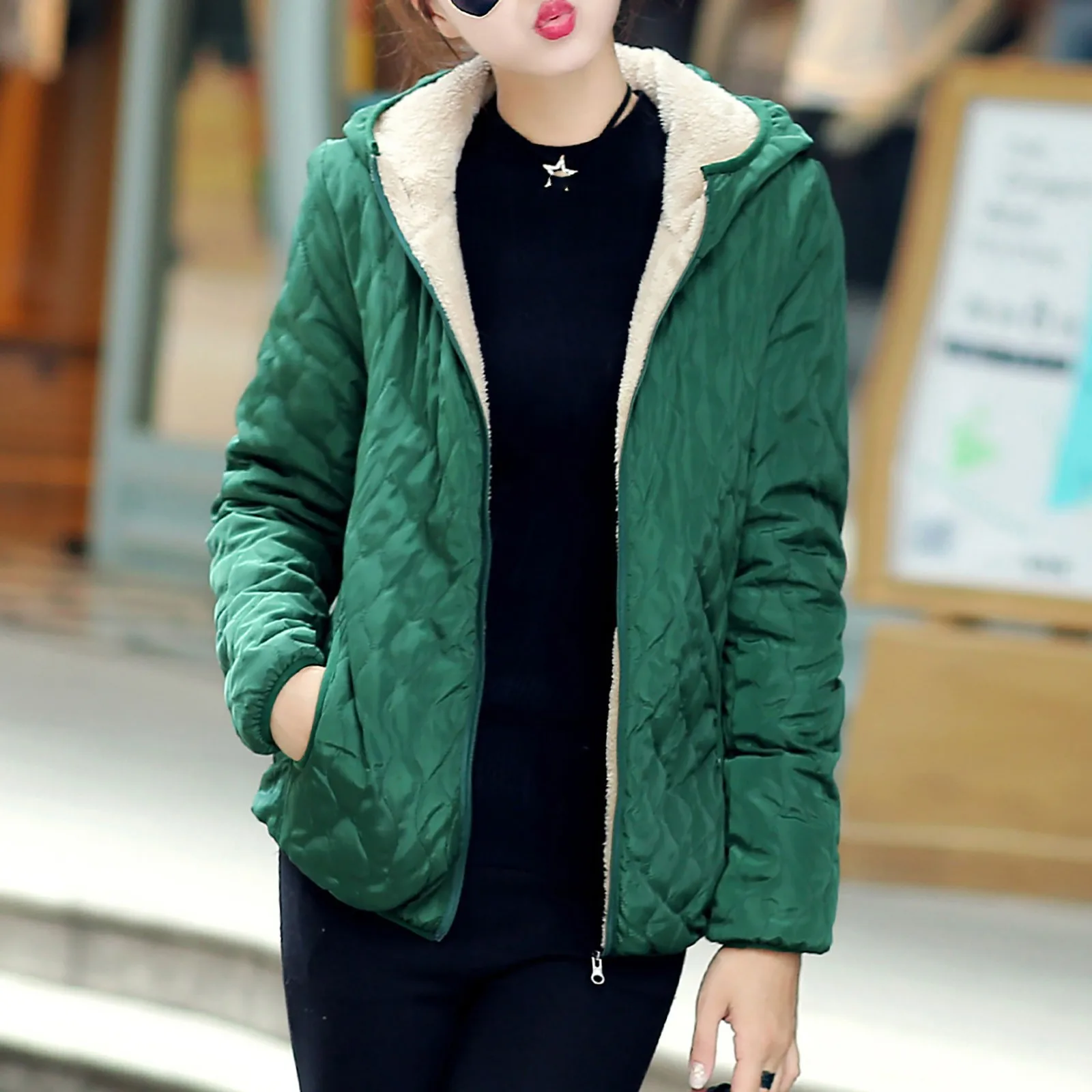 2021 Casual Fashion Cotton Jacket Coat For Women Autumn Winter Thick Warm Zipper Loose Plus Size Solid Color Female Outerwear
2021 Casual Fashion Cotton Jacket Coat For Women Autumn Winter Thick Warm Zipper Loose Plus Size Solid Color Female Outerwear