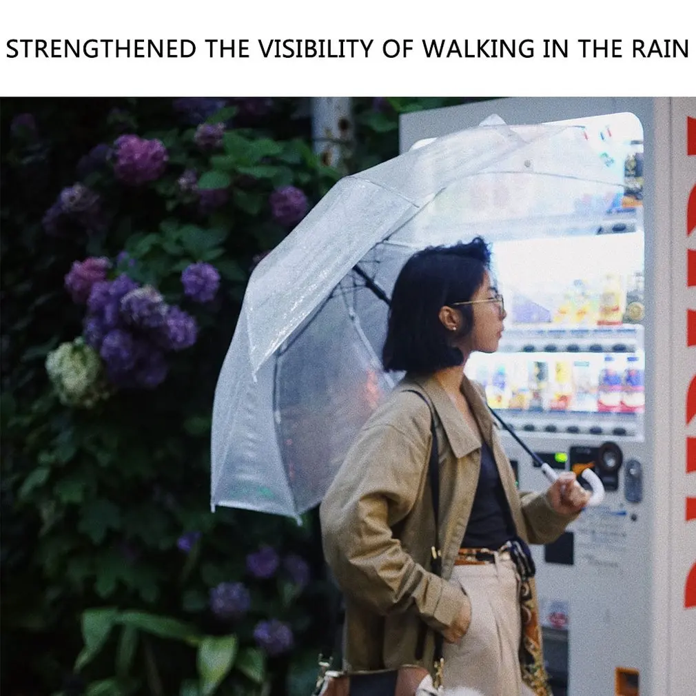 

Ветрозащитный модный прозрачный автоматический зонт, зонтик для свадебной вечеринки, сувенирная подставка, защита от дождя