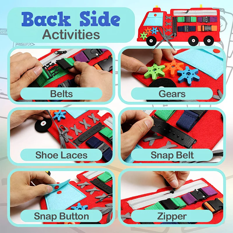 Kids Montessori Shoelace Toys Baby Puzzle Dressing Game Board Car Life Skill Training Toy Zippered Button Activity Busy Board
Kids Montessori Shoelace Toys Baby Puzzle Dressing Game Board Car Life Skill Training Toy Zippered Button Activity Busy Board