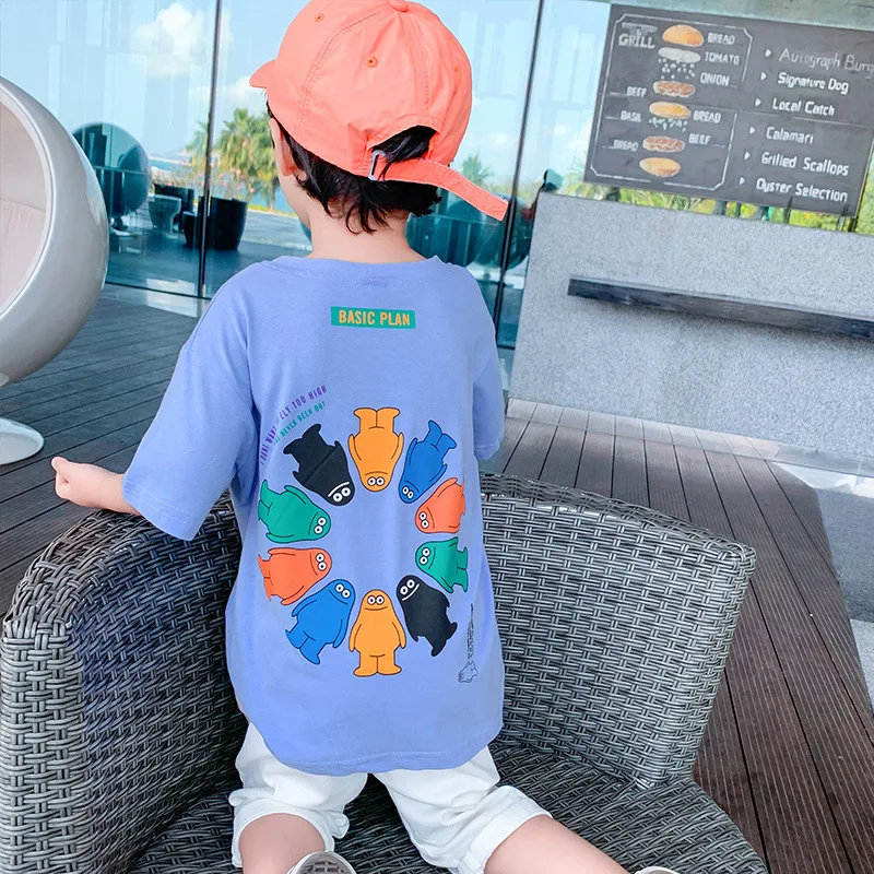 3-9 Y Baby Boys Cartoon T-shirts 2021 Summer New Kids Casual Loose Soft Tee Shirts Cotton Penguin Print Cute T Shirts for Boys
3-9 Y Baby Boys Cartoon T-shirts 2021 Summer New Kids Casual Loose Soft Tee Shirts Cotton Penguin Print Cute T Shirts for Boys
