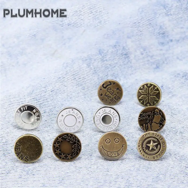 10 шт., съемные металлические пуговицы для джинсов
10 шт., съемные металлические пуговицы для джинсов
