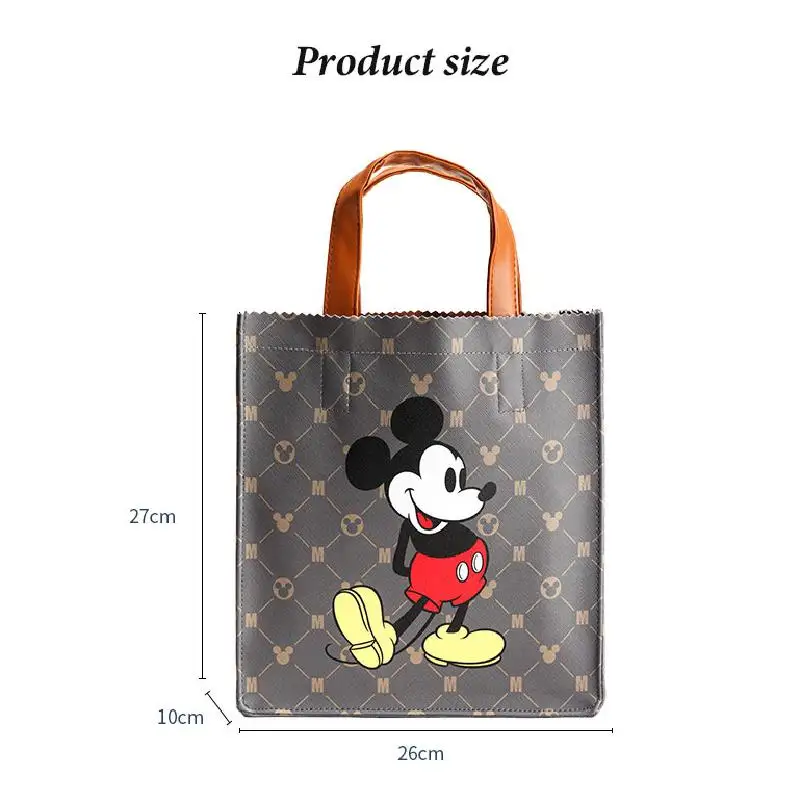 Disney Mickey Mouse Original Handbag Fashion Cartoon Printing Woman Pink PVC Bag Large Capacity Mummy Bag Gift For Girls 
Disney Mickey Mouse Original Handbag Fashion Cartoon Printing Woman Pink PVC Bag Large Capacity Mummy Bag Gift For Girls