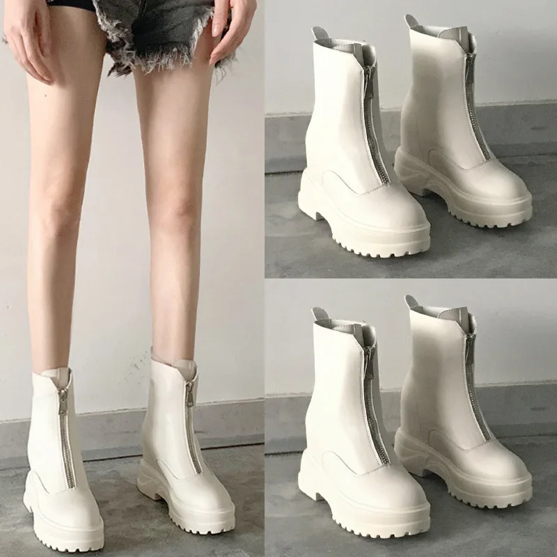 of Hong Kong increased Martin boots female British wind thick bottom locomotive boots female breathable short boots
of Hong Kong increased Martin boots female British wind thick bottom locomotive boots female breathable short boots