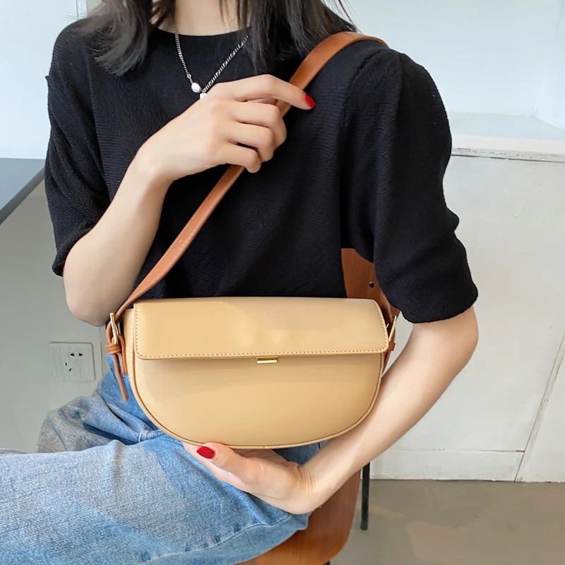 Women Saddle Bags For Women 2021 High Quality PU Leather Shoulder Bags Branded Designer Female Small Handbags Purse
Women Saddle Bags For Women 2021 High Quality PU Leather Shoulder Bags Branded Designer Female Small Handbags Purse