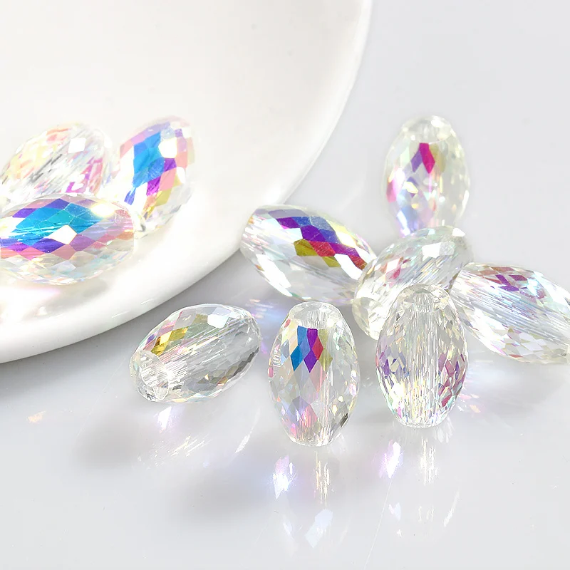 Oval Rhinestone With Holes Crystal AB Crystal For Needlework Loose Sew on Gemstone for Necklace Earring Waist Beads
Oval Rhinestone With Holes Crystal AB Crystal For Needlework Loose Sew on Gemstone for Necklace Earring Waist Beads