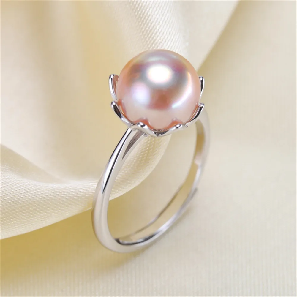 Zircon Ring Settings, Fashionable Freshwater Pearl Ring Findings, Adjustable 925 Sterling Silver DIY Making Women Jewelry Gift
Zircon Ring Settings, Fashionable Freshwater Pearl Ring Findings, Adjustable 925 Sterling Silver DIY Making Women Jewelry Gift
