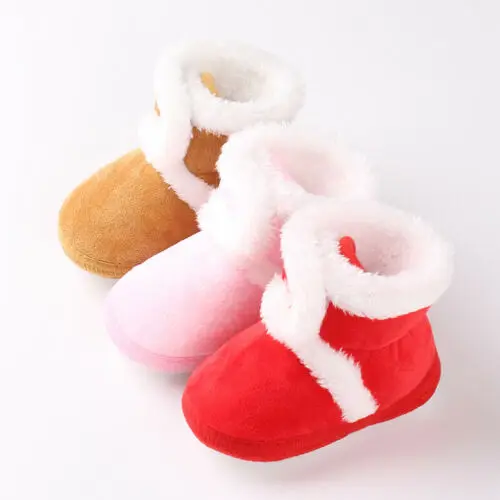 Newborn Baby Cute Warm Booties Winter Fashion Booties Sole Pram Shoes Warm Boot Crib Prewalker 0-18M
Newborn Baby Cute Warm Booties Winter Fashion Booties Sole Pram Shoes Warm Boot Crib Prewalker 0-18M