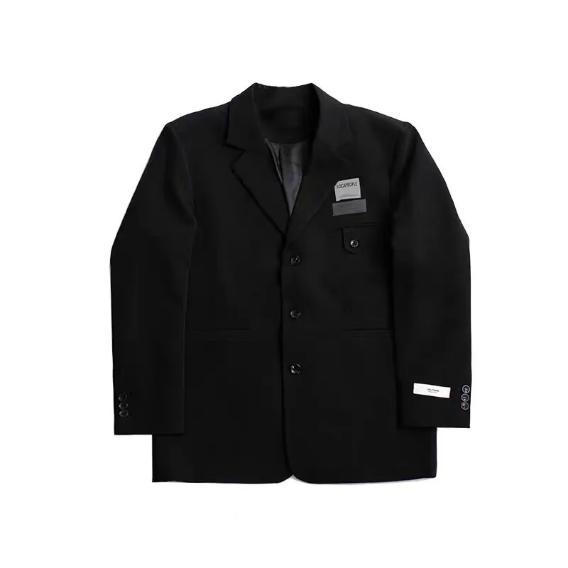 Tide design sense of minority temperament bomb street suit suit loose casual jacket men and women
Tide design sense of minority temperament bomb street suit suit loose casual jacket men and women