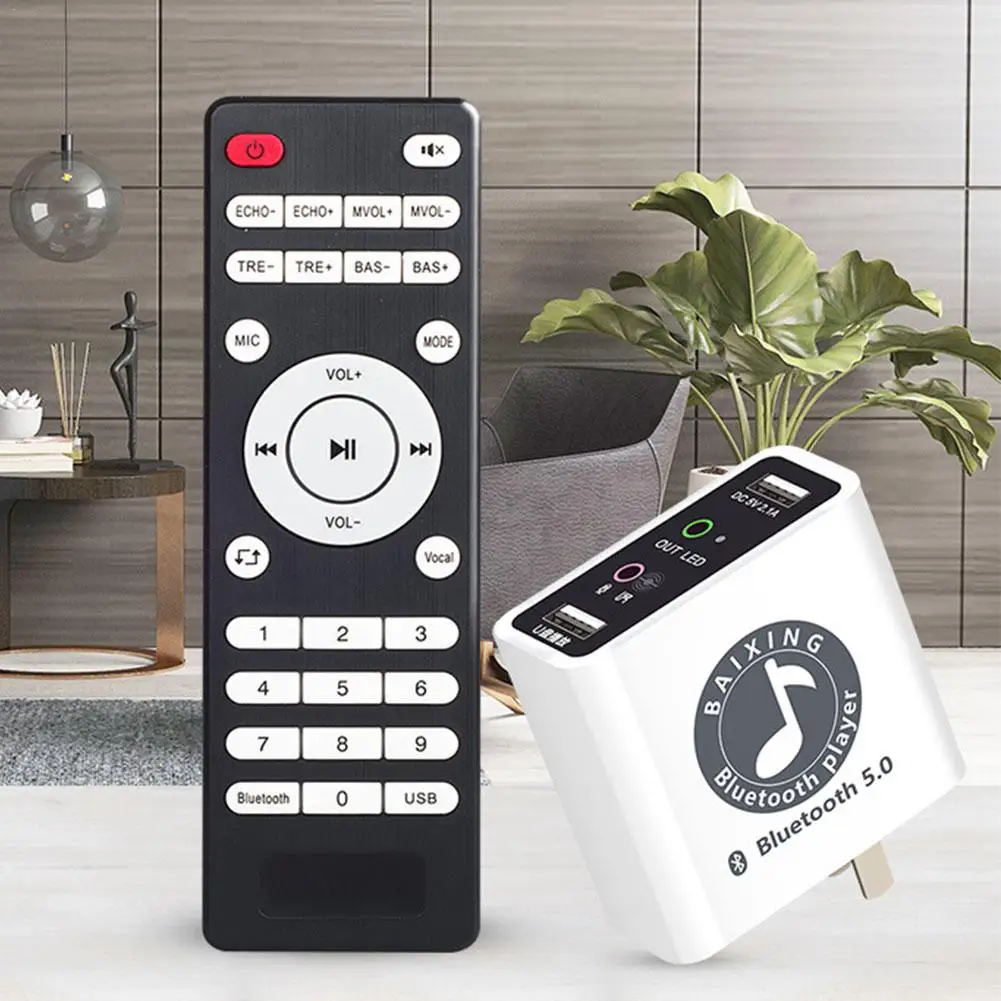 USB Bluetooth-адаптер для аудиоресивера 5 0 с пультом дистанционного управления |